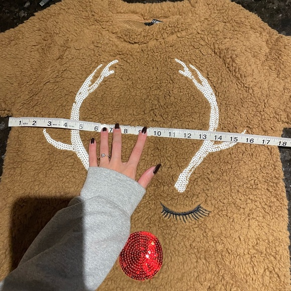 George Reindeer Fluffy Longsleeve - Picture 4 of 4